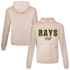 Tampa Bay Rays Levelwear Relay Protect Pullover Hoodie - Khaki - MLB Online