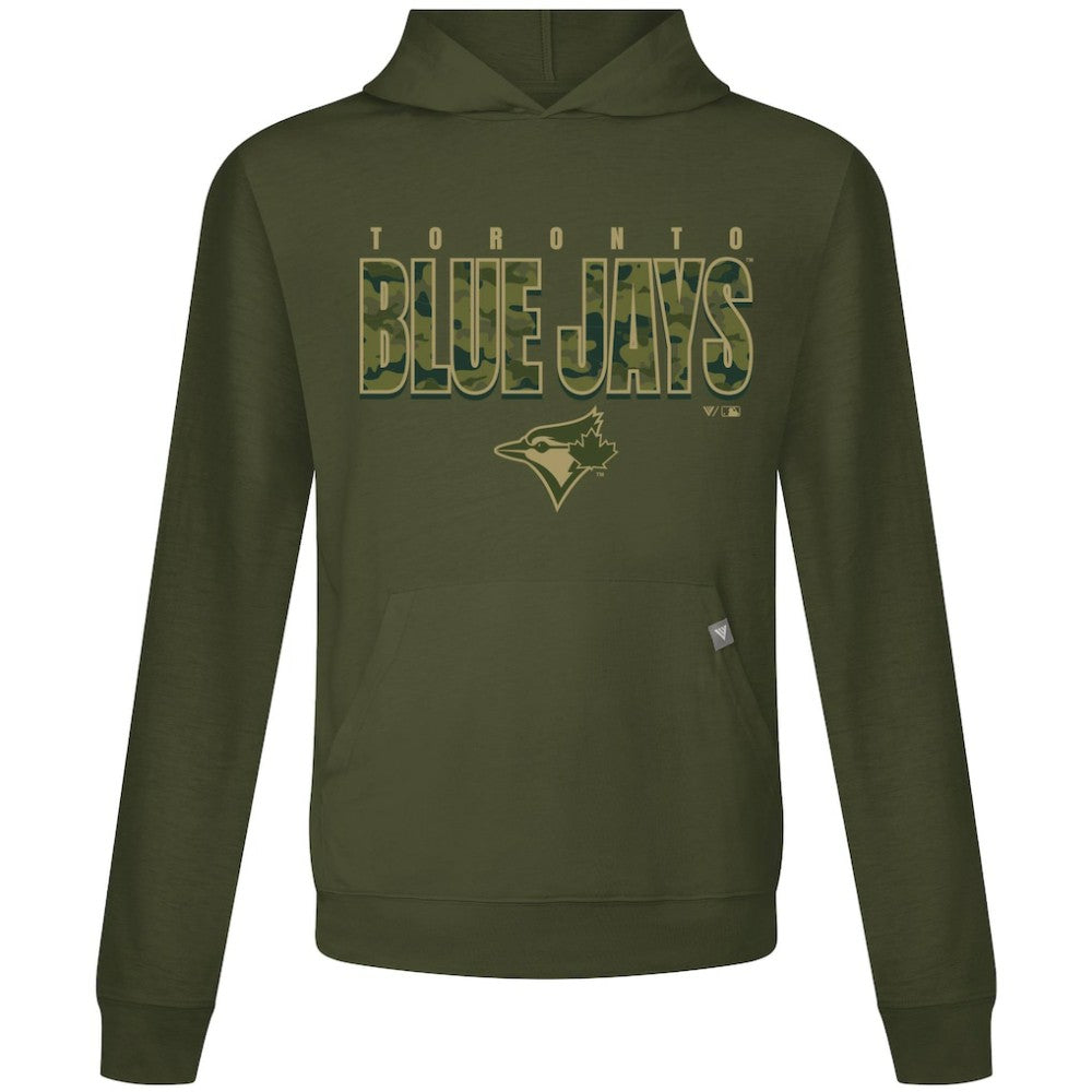 Toronto Blue Jays Levelwear Relay Protect Pullover Hoodie - Green - MLB Lifestyle