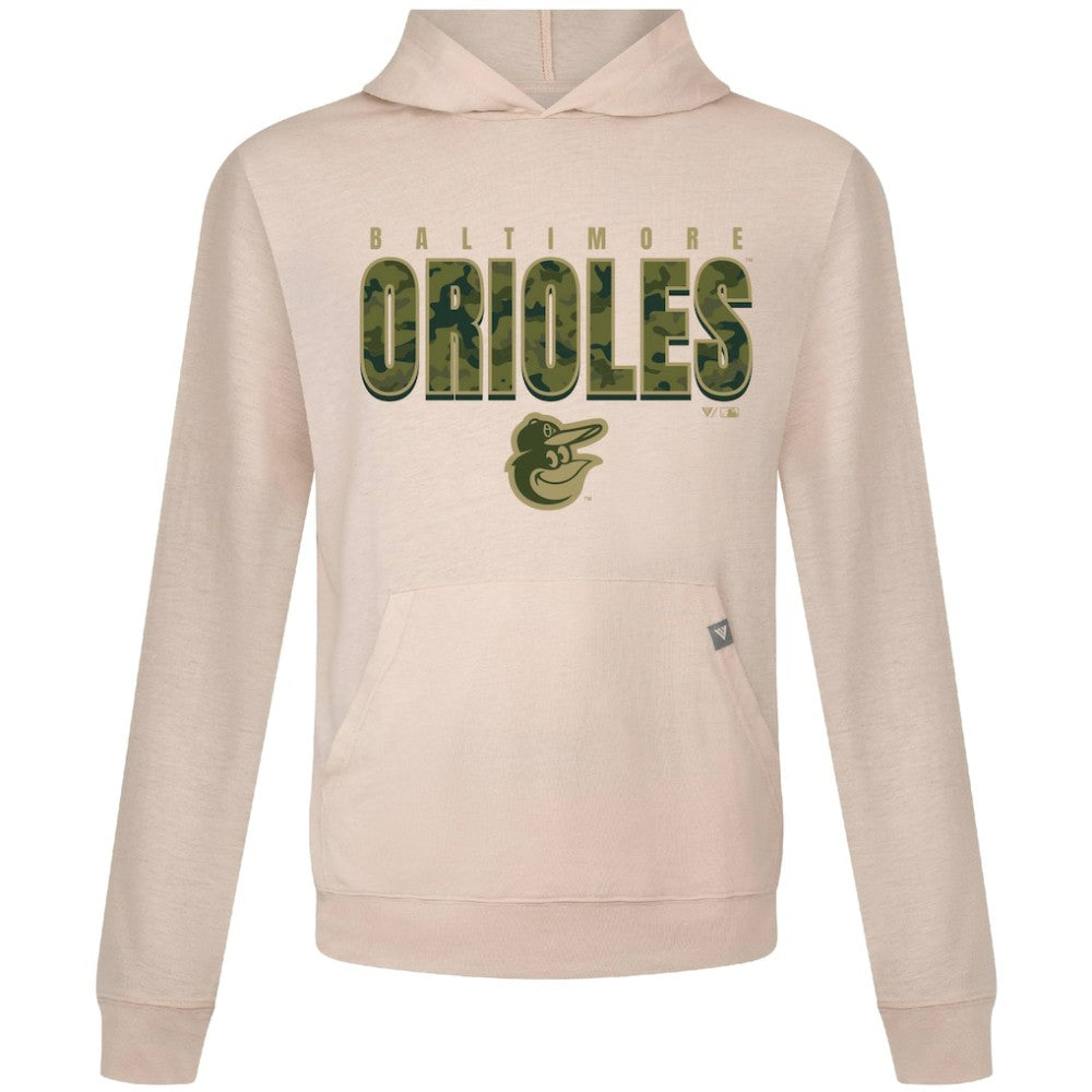 Baltimore Orioles Levelwear Relay Protect Pullover Hoodie - Khaki - MLB Sale