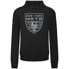 New York Mets Levelwear Mandate Buckler Tri-Blend Pullover Hoodie - Black - MLB Sale
