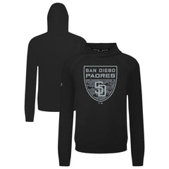 San Diego Padres Levelwear Mandate Buckler Tri-Blend Pullover Hoodie - Black - MLB Sale