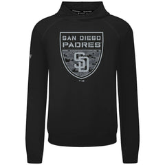 San Diego Padres Levelwear Mandate Buckler Tri-Blend Pullover Hoodie - Black - MLB Sale
