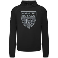 Kansas City Royals Levelwear Mandate Buckler Tri-Blend Pullover Hoodie - Black - MLB on Sale