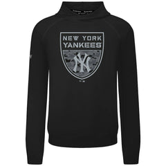 New York Yankees Levelwear Mandate Buckler Tri-Blend Pullover Hoodie - Black - MLB Discount