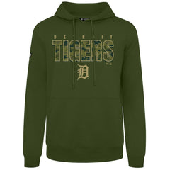 Detroit Tigers Levelwear Podium Protect Pullover Hoodie - Green - MLB Online