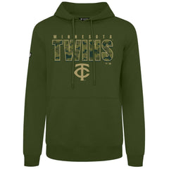 Minnesota Twins Levelwear Podium Protect Pullover Hoodie - Green - MLB Lifestyle