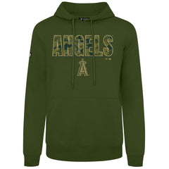 Los Angeles Angels Levelwear Podium Protect Pullover Hoodie - Green - MLB Lifestyle