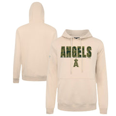 Los Angeles Angels Levelwear Podium Protect Pullover Hoodie - Khaki - MLB Lifestyle