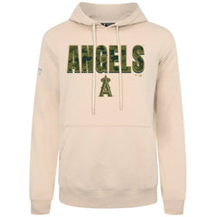 Los Angeles Angels Levelwear Podium Protect Pullover Hoodie - Khaki - MLB Lifestyle