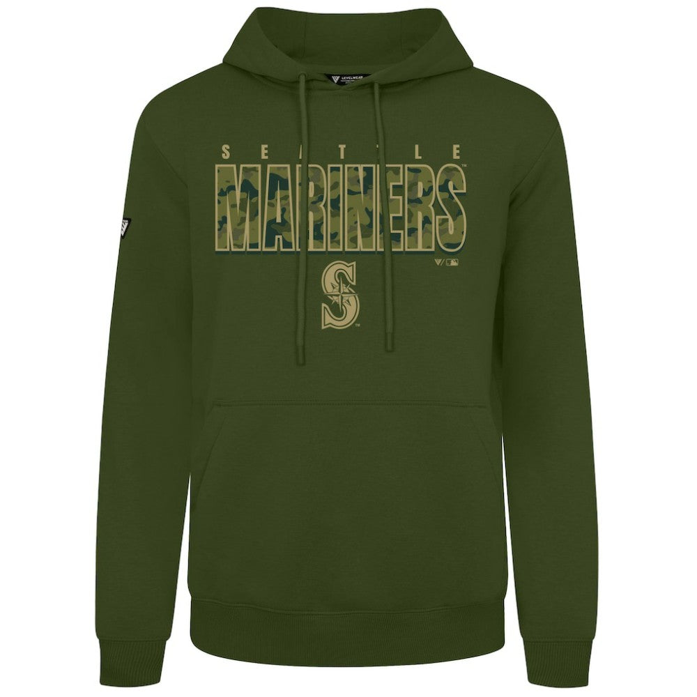 Seattle Mariners Levelwear Podium Protect Pullover Hoodie - Green - MLB Online