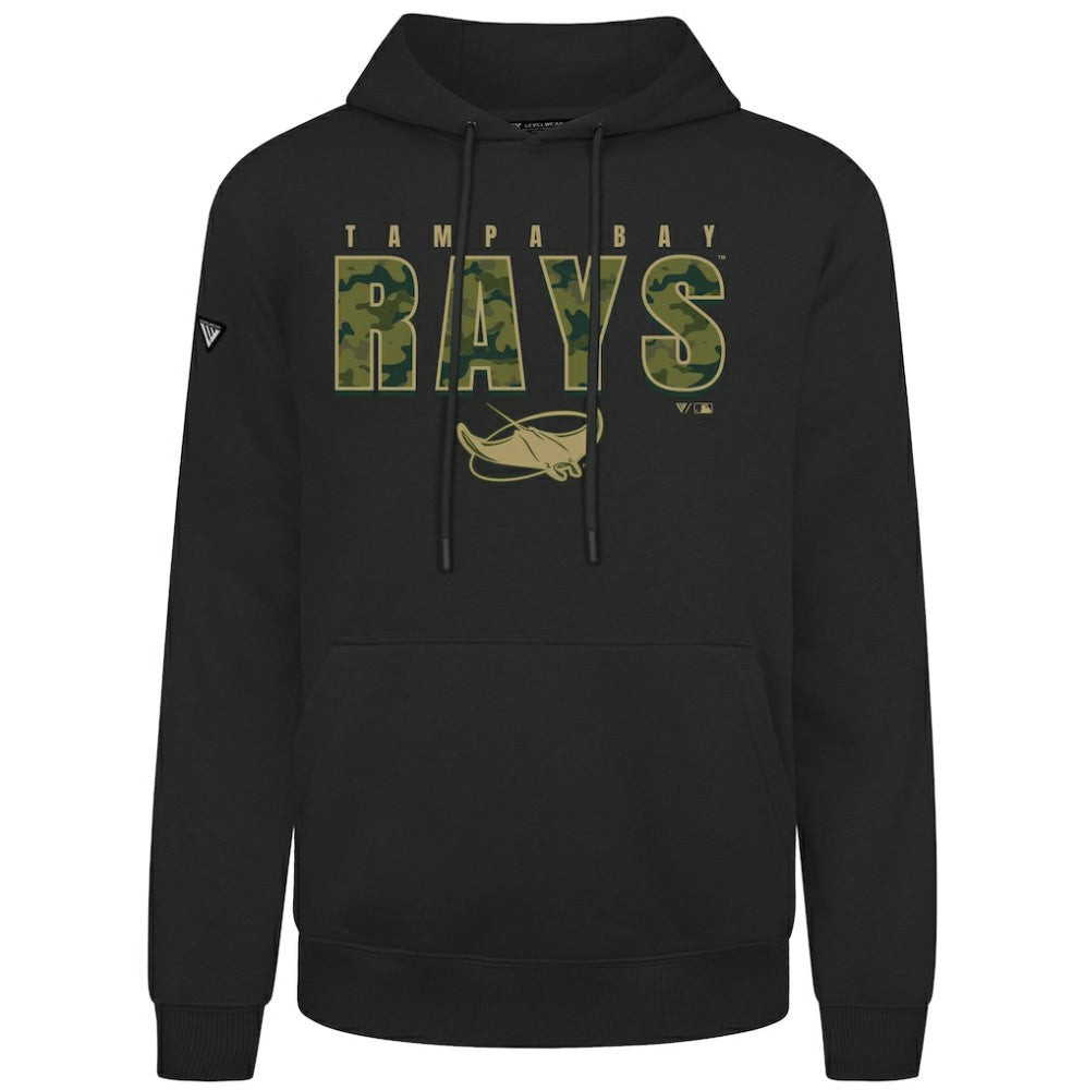 Tampa Bay Rays Levelwear Podium Protect Pullover Hoodie - Black - MLB Online