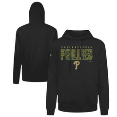 Philadelphia Phillies Levelwear Podium Protect Pullover Hoodie - Black - MLB Lifestyle
