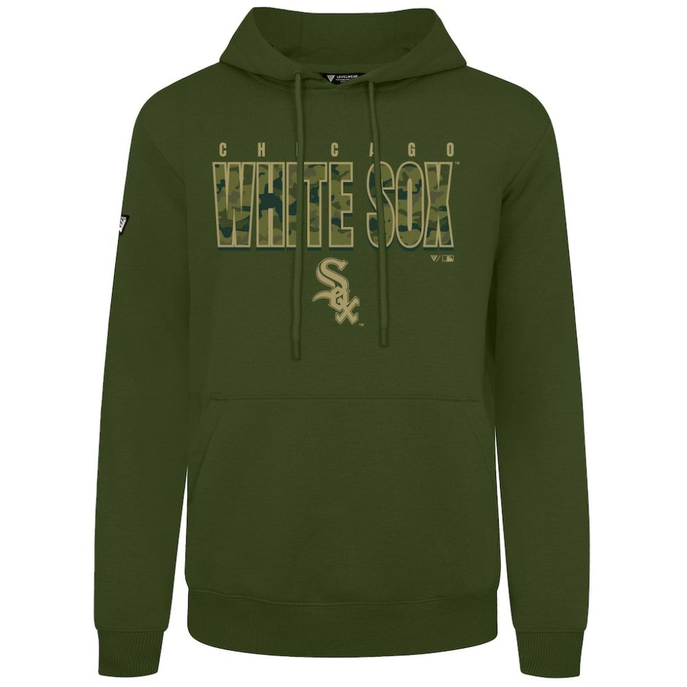 Chicago White Sox Levelwear Podium Protect Pullover Hoodie - Green - MLB Lifestyle