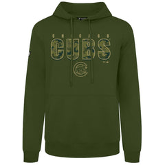 Chicago Cubs Levelwear Podium Protect Pullover Hoodie - Green - MLB Sale