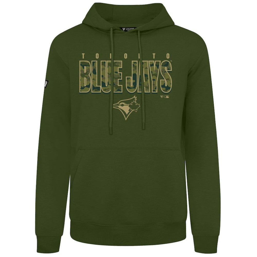 Toronto Blue Jays Levelwear Podium Protect Pullover Hoodie - Green - MLB Discount