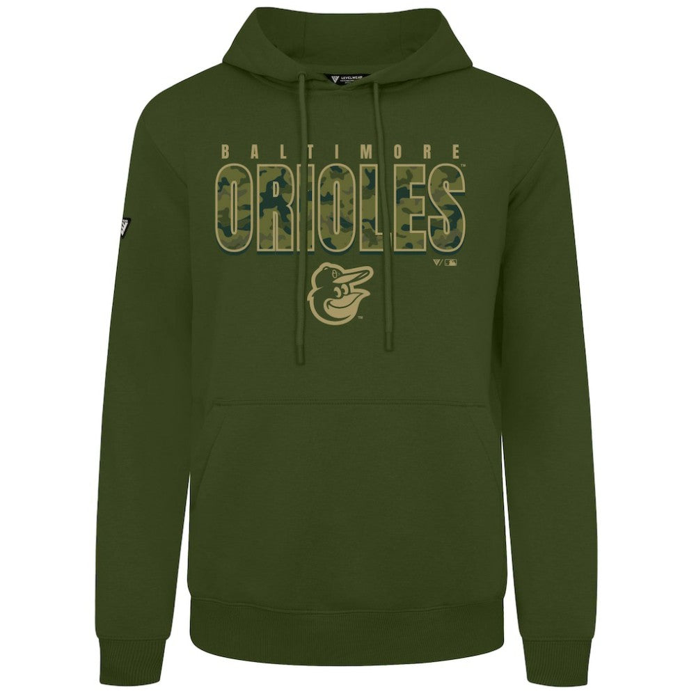 Baltimore Orioles Levelwear Podium Protect Pullover Hoodie - Green - MLB Online