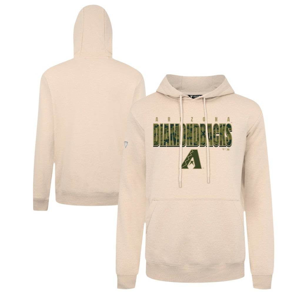 Arizona Diamondbacks Levelwear Podium Protect Pullover Hoodie - Khaki - MLB Online