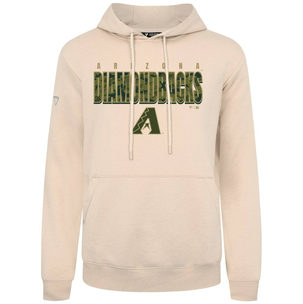 Arizona Diamondbacks Levelwear Podium Protect Pullover Hoodie - Khaki - MLB Online