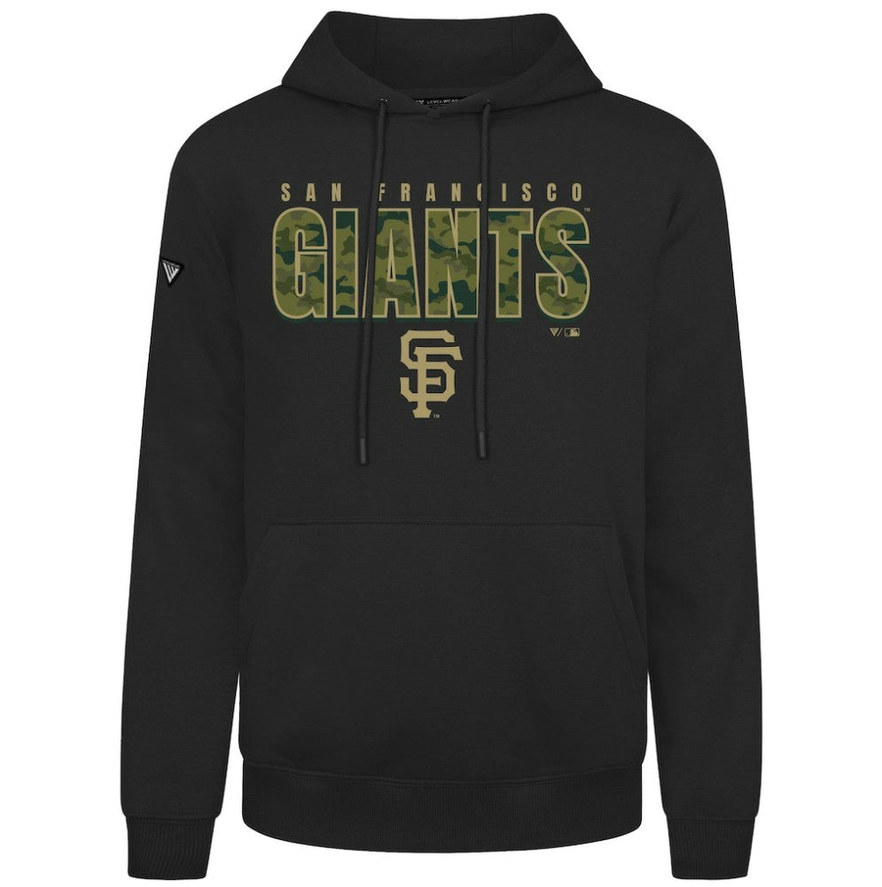 San Francisco Giants Levelwear Podium Protect Pullover Hoodie - Black - MLB Sale