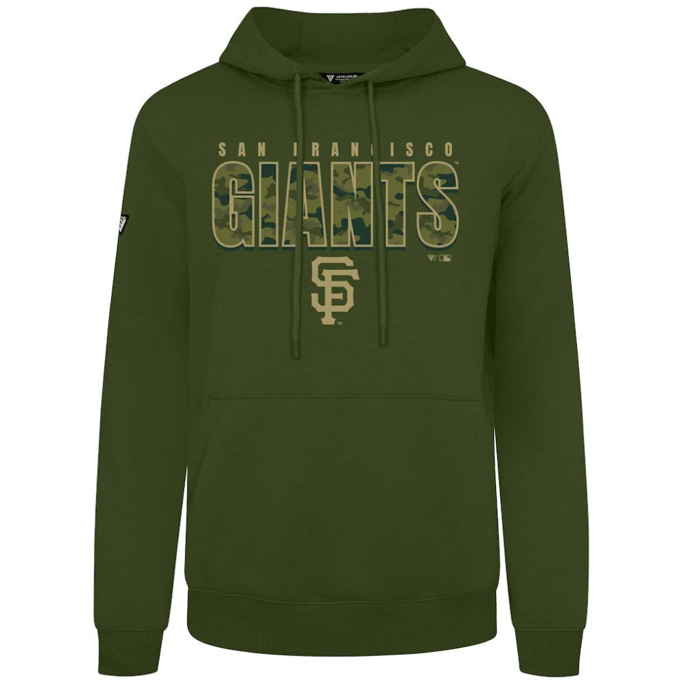 San Francisco Giants Levelwear Podium Protect Pullover Hoodie - Green - MLB Lifestyle