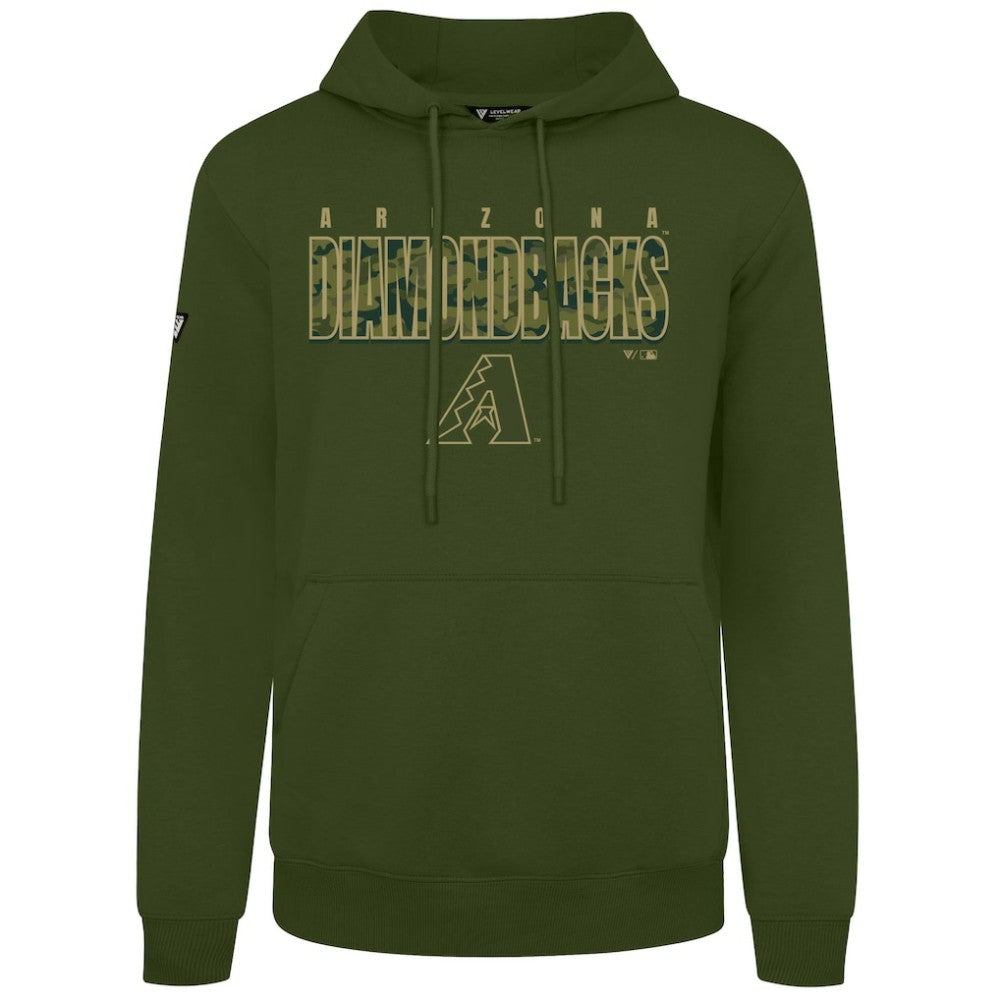 Arizona Diamondbacks Levelwear Podium Protect Pullover Hoodie - Green - MLB Sale