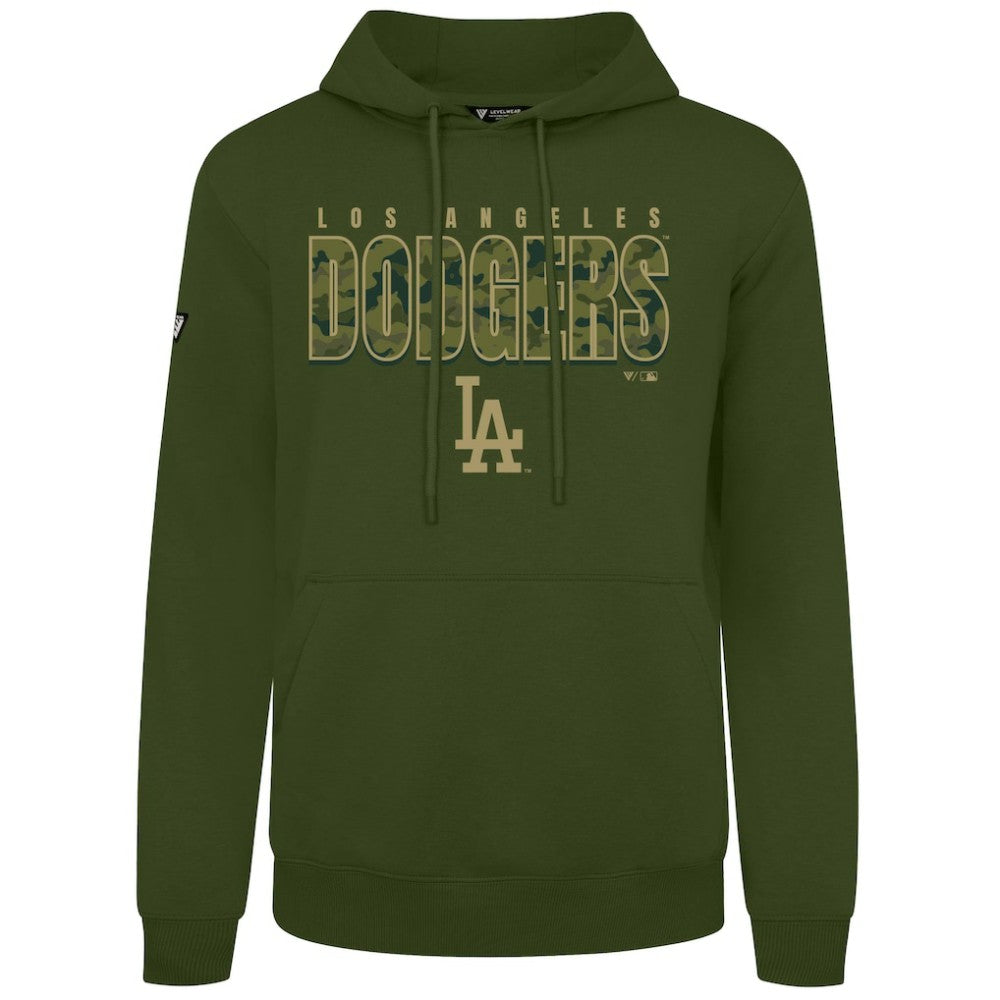 Los Angeles Dodgers Levelwear Podium Protect Pullover Hoodie - Green - MLB Online