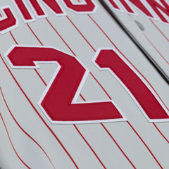Deion Sanders Cincinnati Reds Mitchell & Ness 1997 Authentic Jersey - Gray - Mitchell & Ness Discount