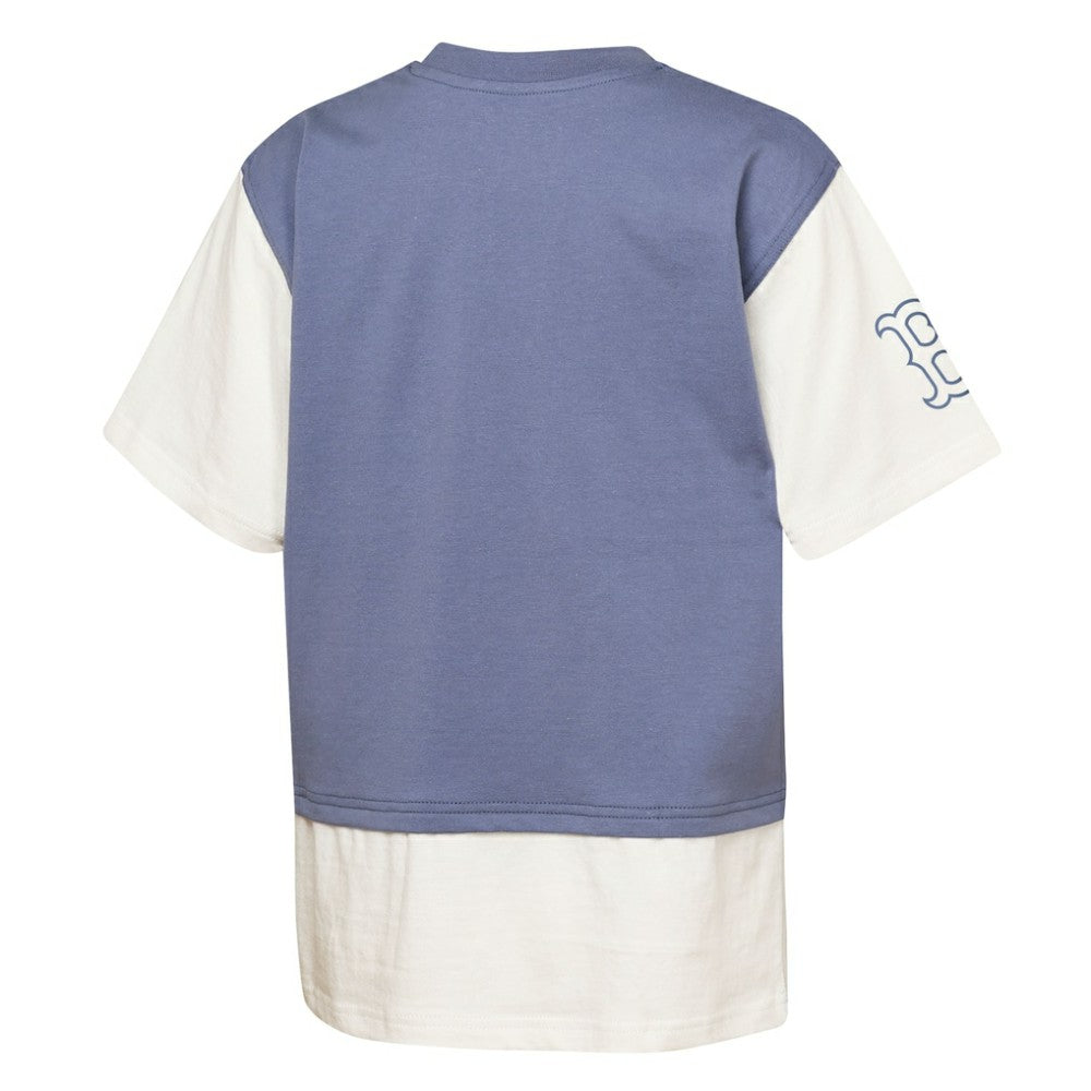Boston Red Sox Outerstuff Youth Ultimate Pastels Premium Double Run T-Shirt - Navy/Cream - MLB on Sale