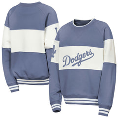 Los Angeles Dodgers Outerstuff Youth Ultimate Pastels On Base Sweatshirt - Blue - MLB Online