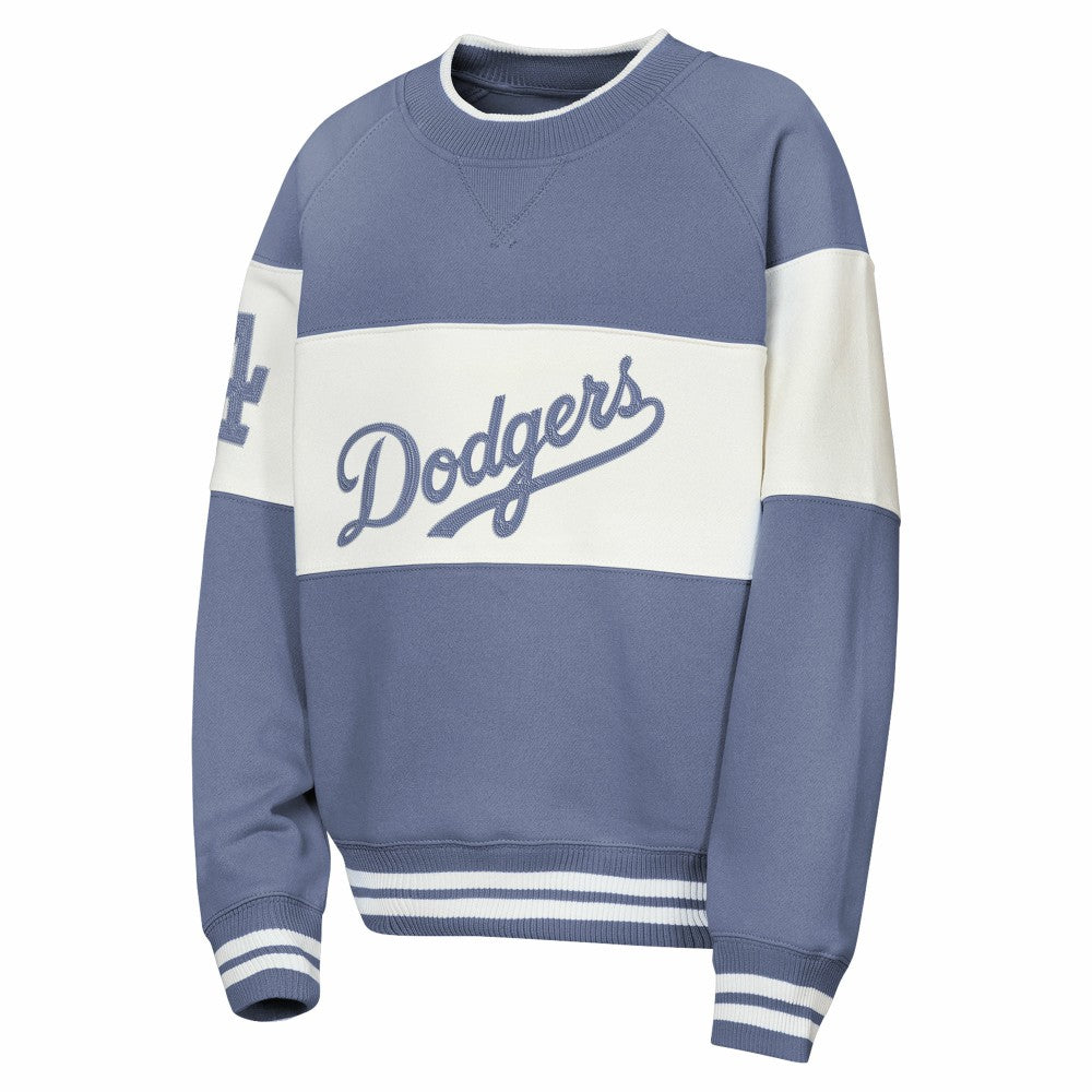 Los Angeles Dodgers Outerstuff Youth Ultimate Pastels On Base Sweatshirt - Blue - MLB Online