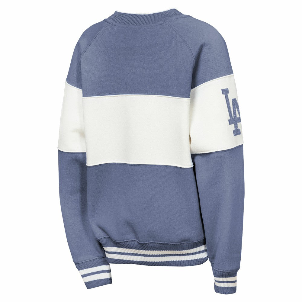 Los Angeles Dodgers Outerstuff Youth Ultimate Pastels On Base Sweatshirt - Blue - MLB Online