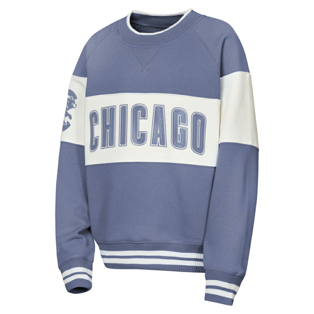 Chicago Cubs Outerstuff Youth Ultimate Pastels On Base Sweatshirt - Blue - MLB Online