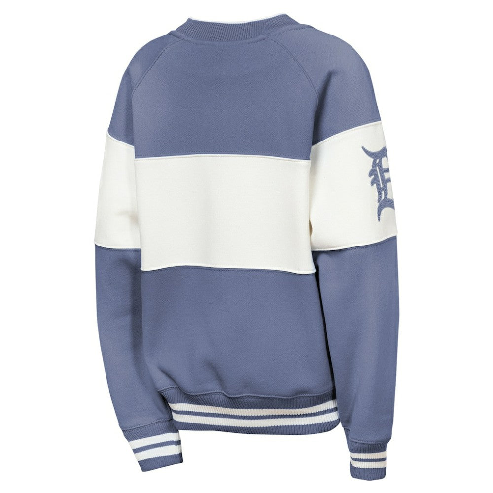 Detroit Tigers Outerstuff Youth Ultimate Pastels On Base Sweatshirt - Blue - MLB on Sale
