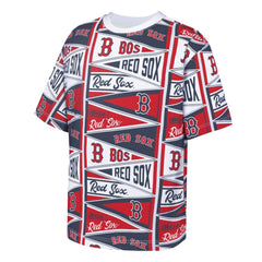 Boston Red Sox Outerstuff Youth All-Over Pennant T-Shirt - Red - MLB Sale