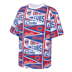 Chicago Cubs Outerstuff Youth All-Over Pennant T-Shirt - Red - MLB on Sale