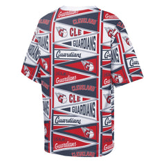Cleveland Guardians Outerstuff Youth All-Over Pennant T-Shirt - Red - MLB Lifestyle