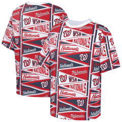 Washington Nationals Outerstuff Youth All-Over Pennant T-Shirt - Red - MLB Online