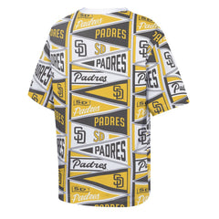 San Diego Padres Outerstuff Youth All-Over Pennant T-Shirt - Yellow - MLB Lifestyle
