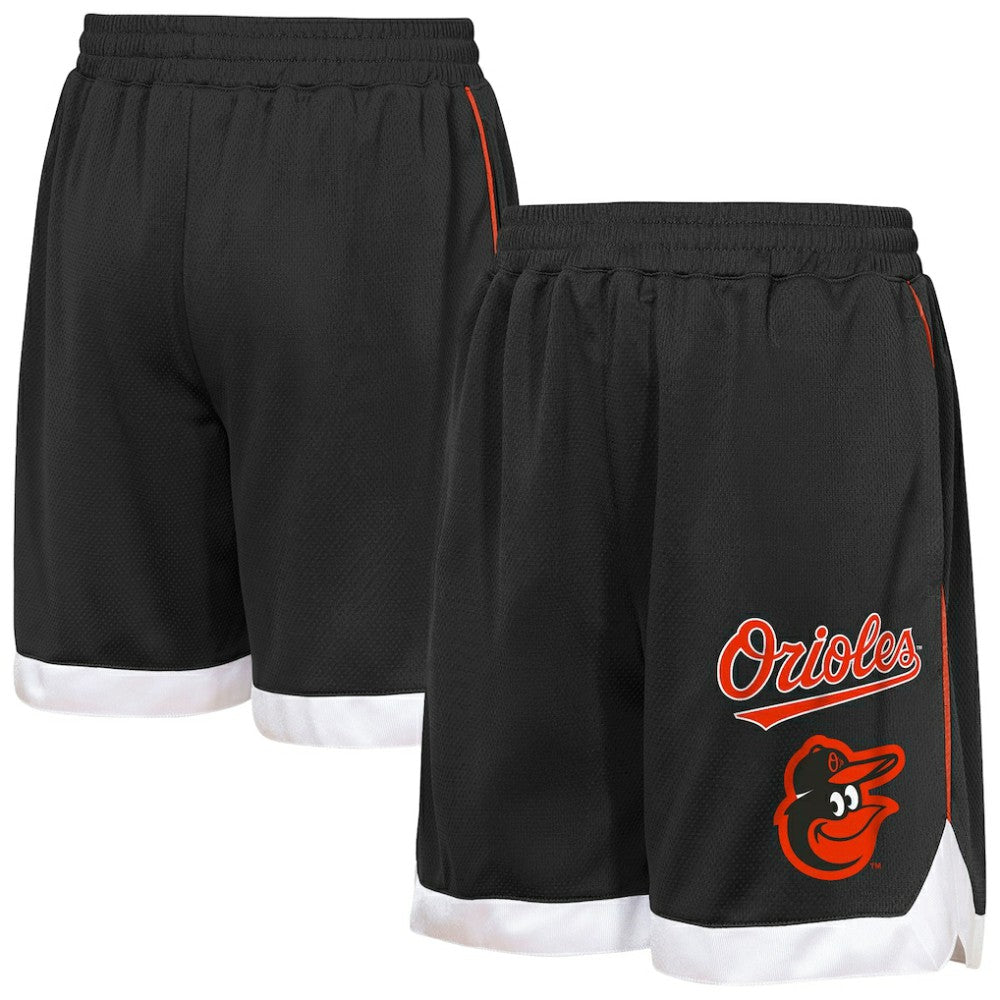 Baltimore Orioles Outerstuff Youth Big League All Star Fashion Shorts - Black - MLB Lifestyle