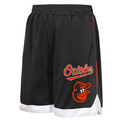 Baltimore Orioles Outerstuff Youth Big League All Star Fashion Shorts - Black - MLB Lifestyle
