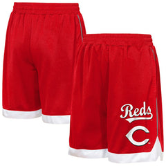Cincinnati Reds Outerstuff Youth Big League All Star Fashion Shorts - Red - MLB Discount