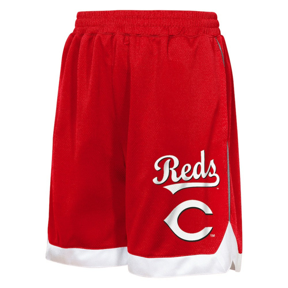 Cincinnati Reds Outerstuff Youth Big League All Star Fashion Shorts - Red - MLB Discount