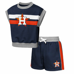 Houston Astros Outerstuff Youth Big League Short Stop T-Shirt & Shorts Set - Navy - MLB on Sale