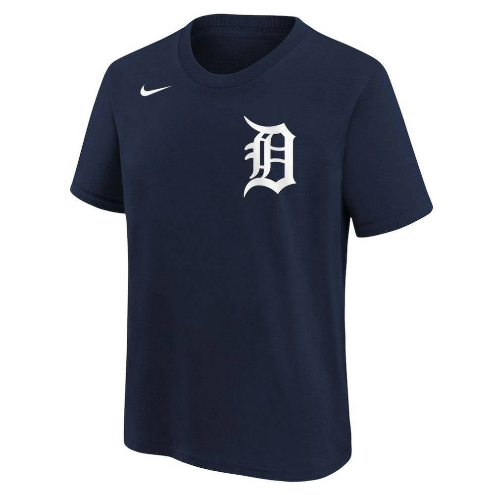 Detroit Tigers Nike Youth Wordmark T-Shirt - Athletic Navy - Nike on Sale