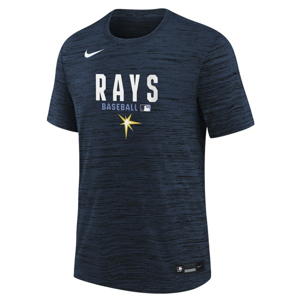 Tampa Bay Rays Nike Youth Authentic Collection Velocity Dri-FIT T-Shirt - Navy - Nike Sale