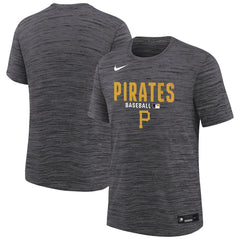Pittsburgh Pirates Nike Youth Authentic Collection Velocity Dri-FIT T-Shirt - Black - Nike Online