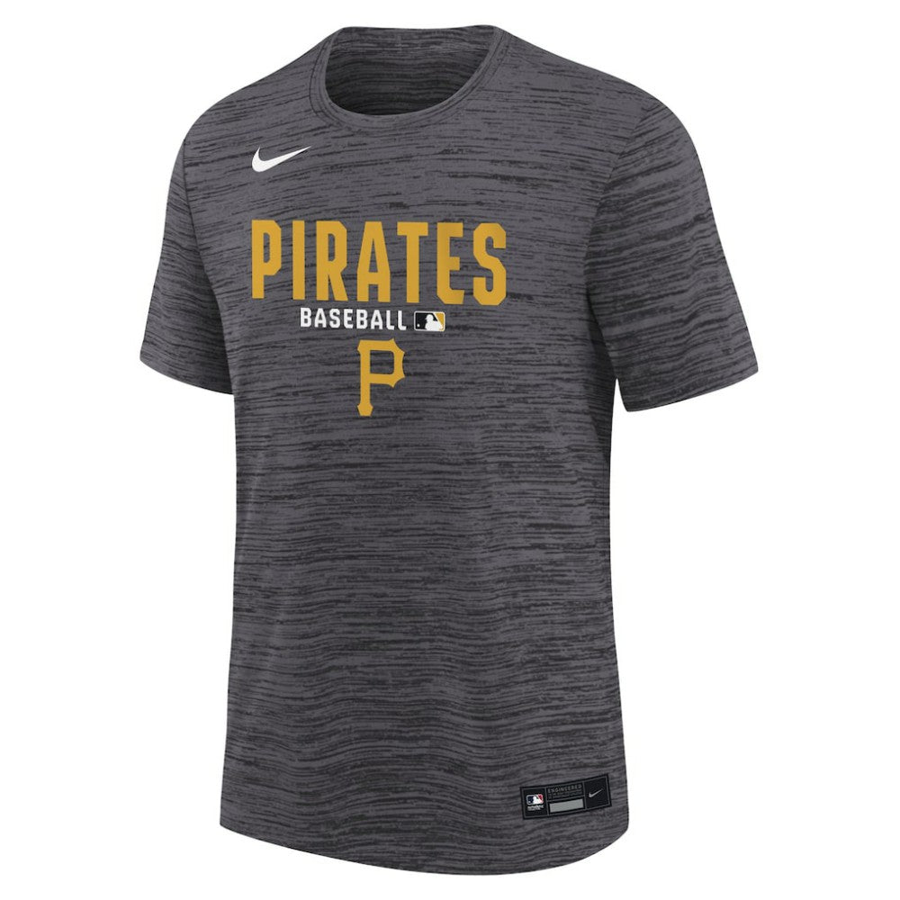 Pittsburgh Pirates Nike Youth Authentic Collection Velocity Dri-FIT T-Shirt - Black - Nike Online