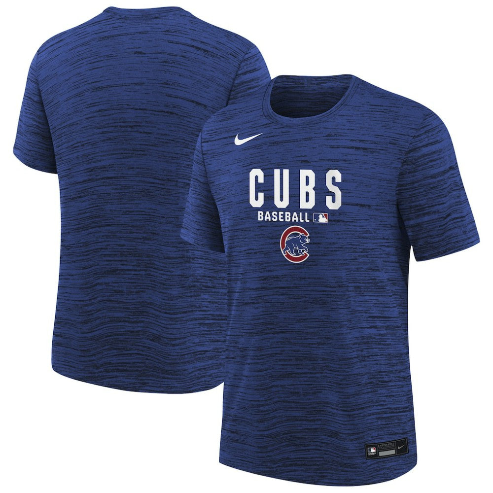 Chicago Cubs Nike Youth Authentic Collection Velocity Dri-FIT T-Shirt - Royal - Nike Lifestyle