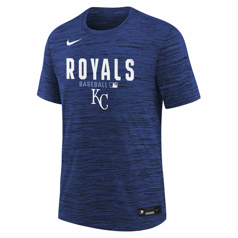 Kansas City Royals Nike Youth Authentic Collection Velocity Dri-FIT T-Shirt - Royal - Nike on Sale