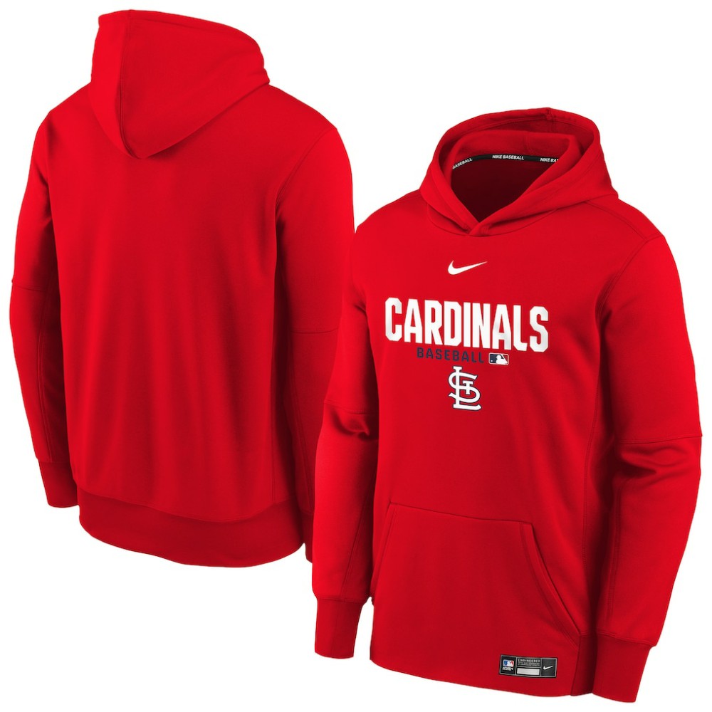 St. Louis Cardinals Nike Youth Authentic Collection Therma-FIT Hoodie - Red - Nike Sale